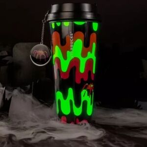 Starbucks Mexico 2023 Halloween Glow in Dark Spider Cup Tumbler